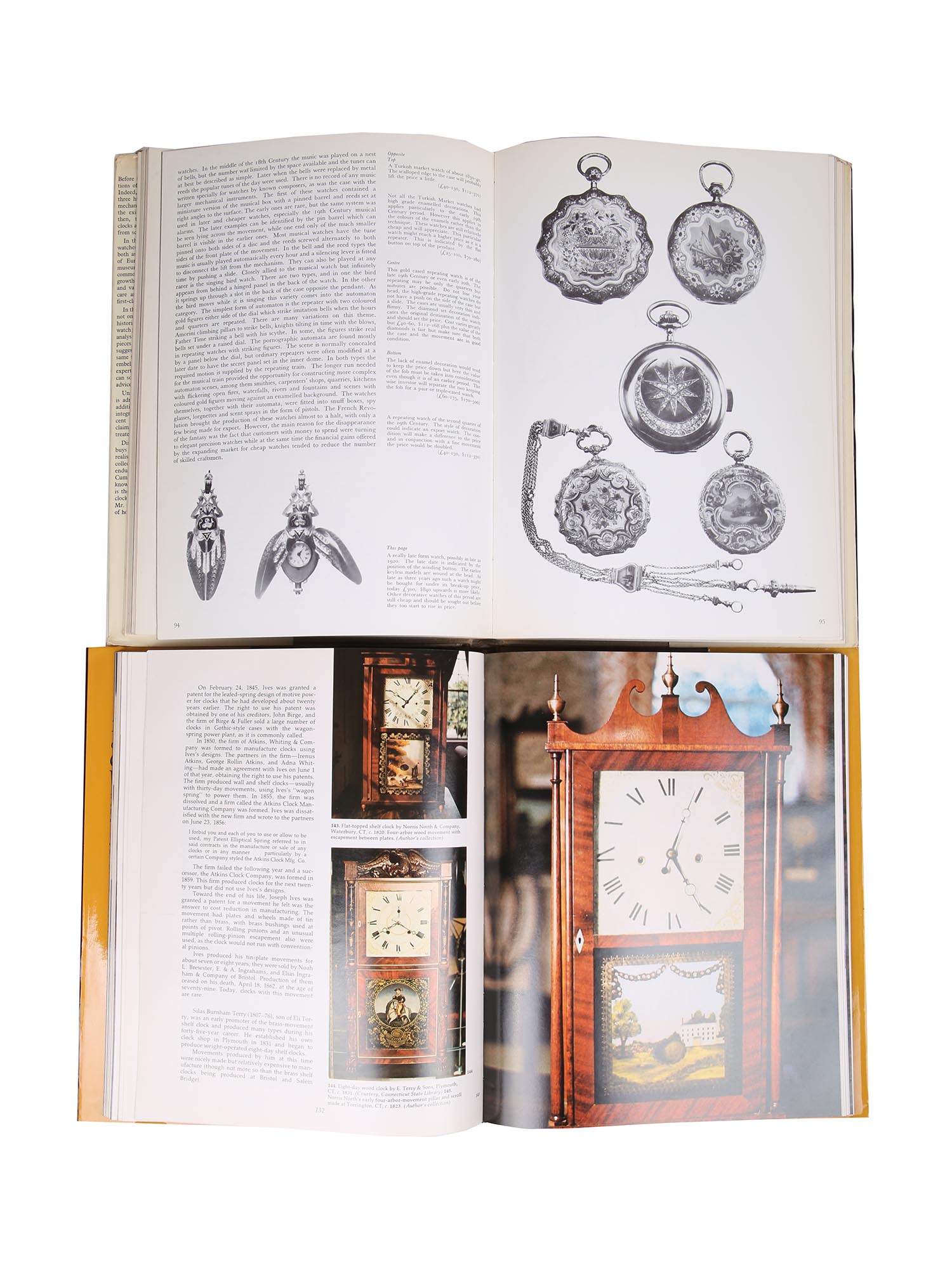 FOUR VINTAGE BOOKS ON CLOCK COLLECTING AND MAKERS PIC-5